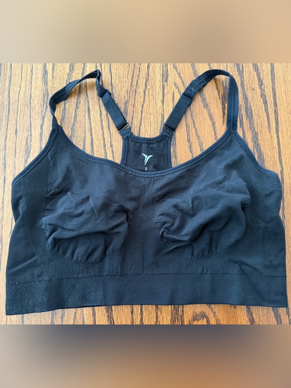 Old Navy Active Women's Light Support Sports Bra Black Size Large